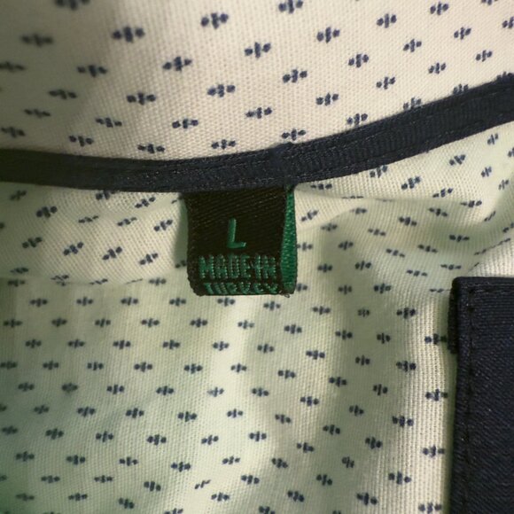 Eight X Premium Green Long Sleeve Button-Down Shirt – Size Large - Picture 8 of 16